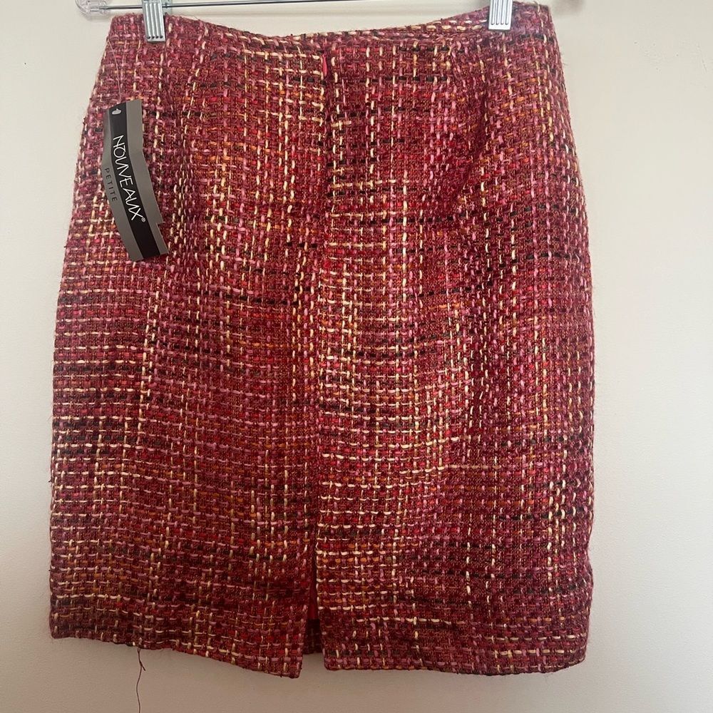 Nouveaux Petite Red Tweed Jacket